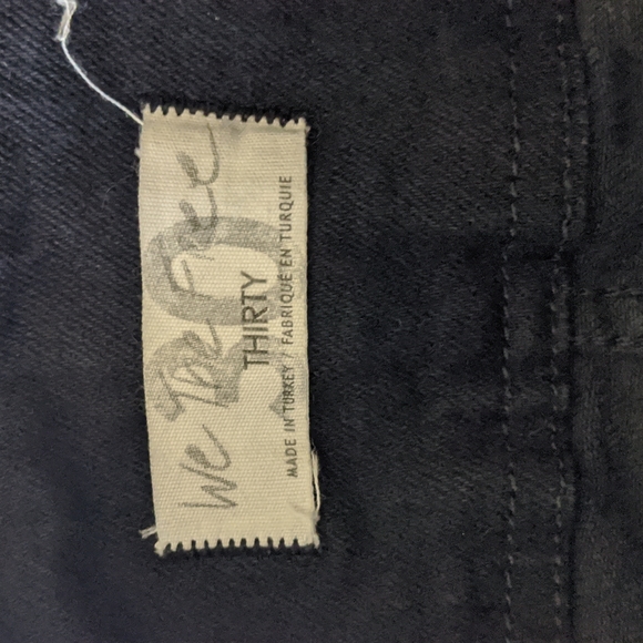 Free People Virgo Zipper Mini Skirt Black - Size 30 - Picture 6 of 16